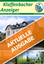 Der aktuelle Klaffenbacher Anzeiger
